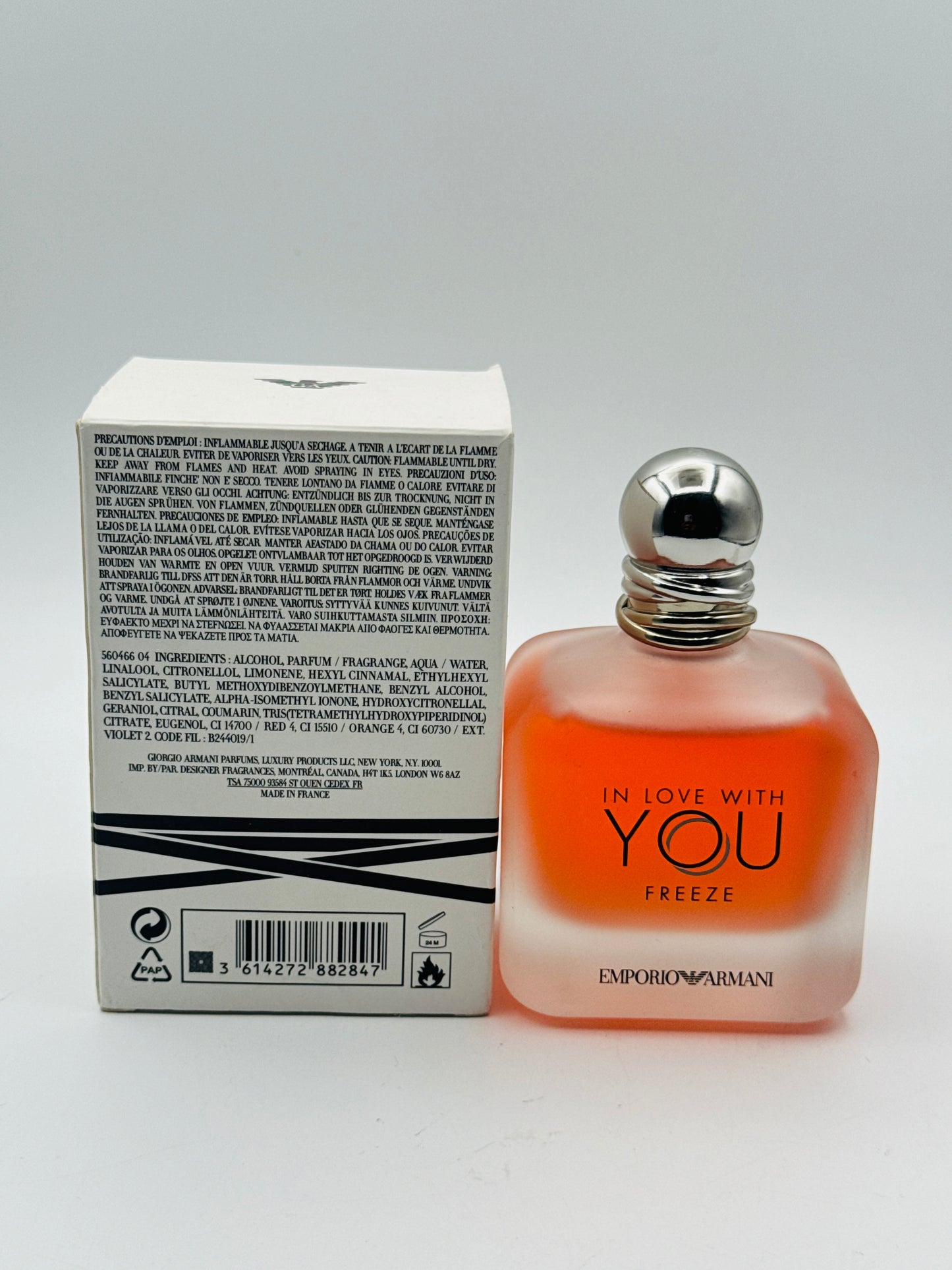 Emporio Armani In Love With You Freeze EDP (Original Tester) 100ml