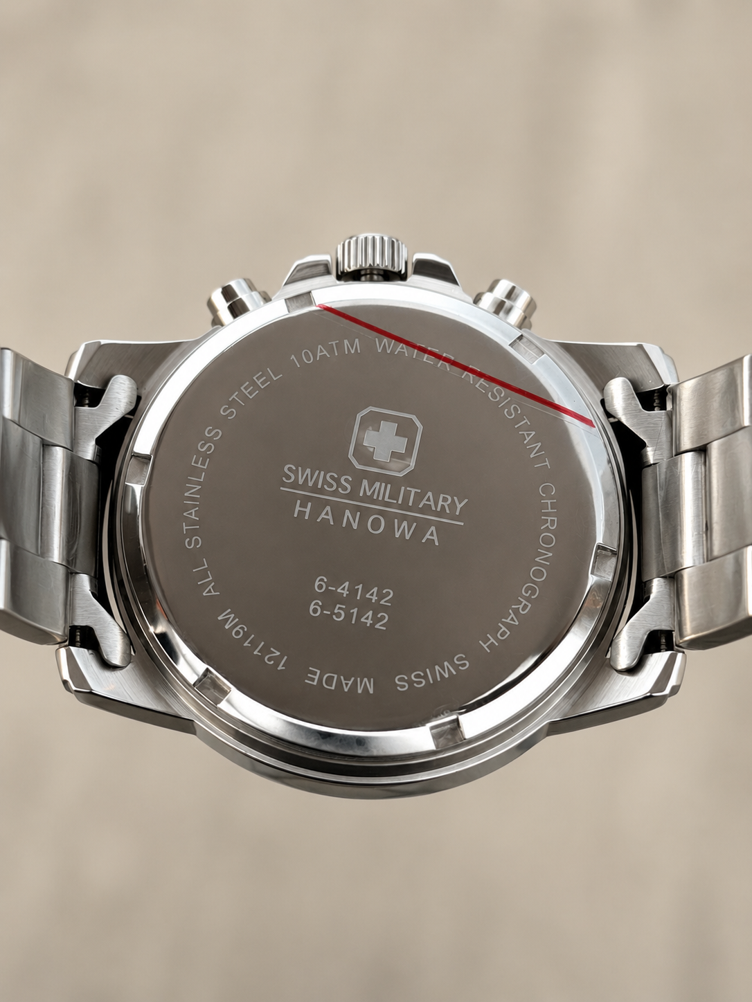Swiss Military Hanowa 6-5142 (Lot Import) For Mens Watch 41mm Quartz (Pre-Owned)