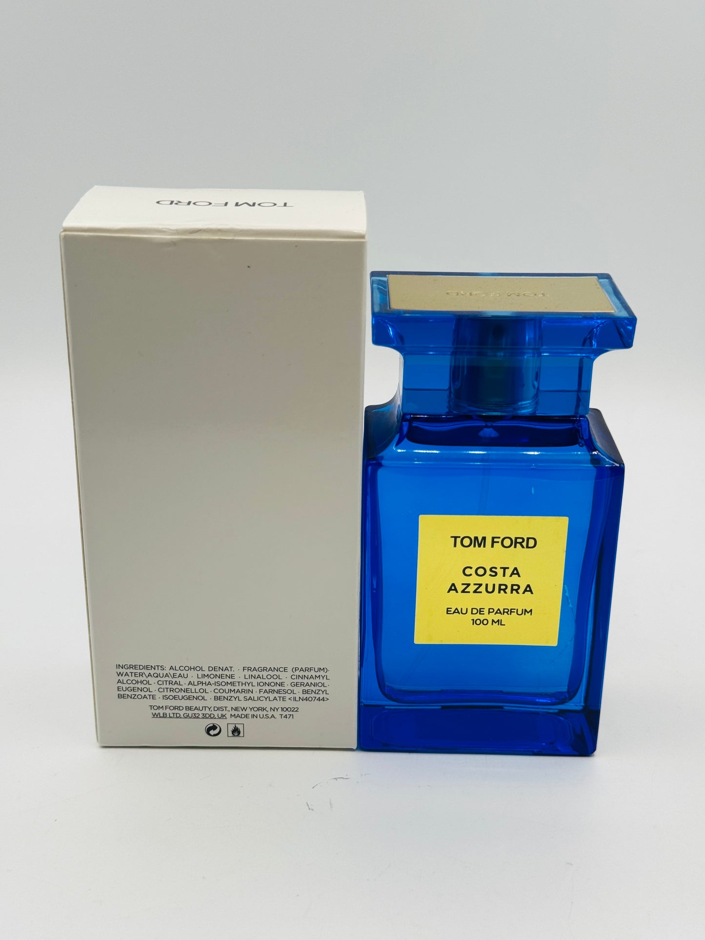 Tom Ford Costa Azzurra Eau De Perfume (Original Tester) 100ml
