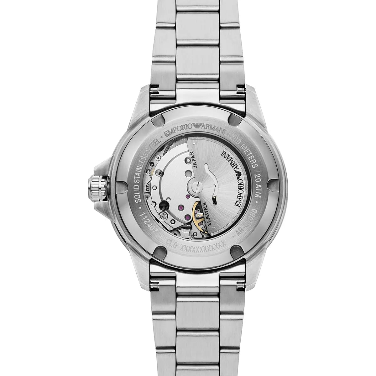 Original Emporio Armani Watch For Men Sea Explorer AR60088 AUTOMATIC-SEA-EXPLORER-DIVER’S-200M