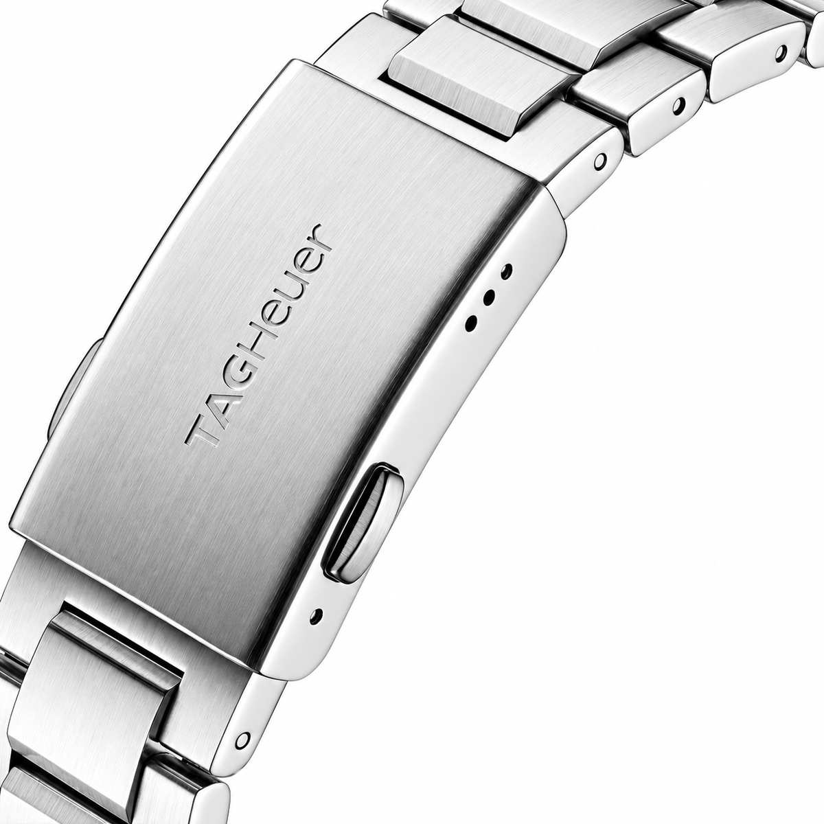 Tag Heuer Aquaracer Calibre 5 Silver Stainless Steel Black Dial Automatic Watch for Gents - WAY2010BA0927