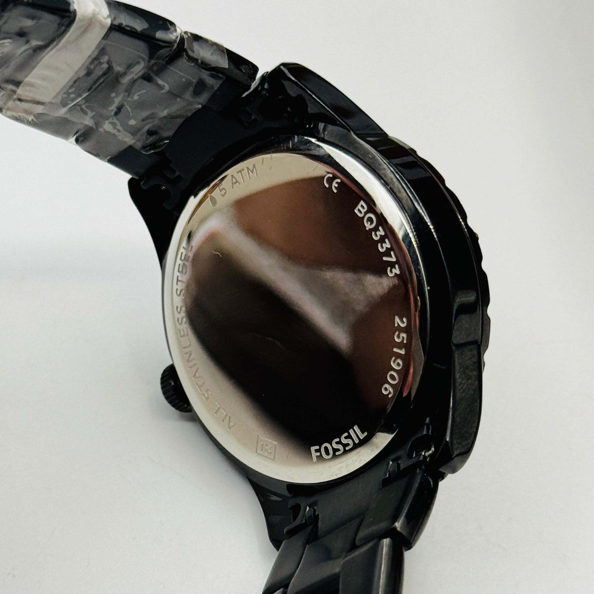 Fossil Black Dial Black Casing Quartz women Watch Bq3441 (Like New)