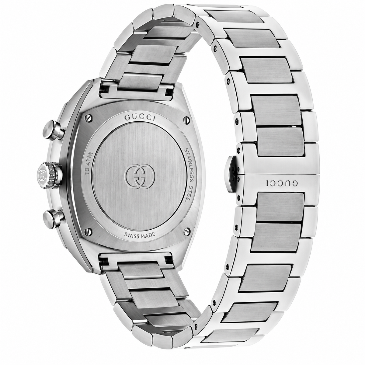 Gucci Interlocking Chronograph 41mm Stainless Steel Men’s Watch YA142316