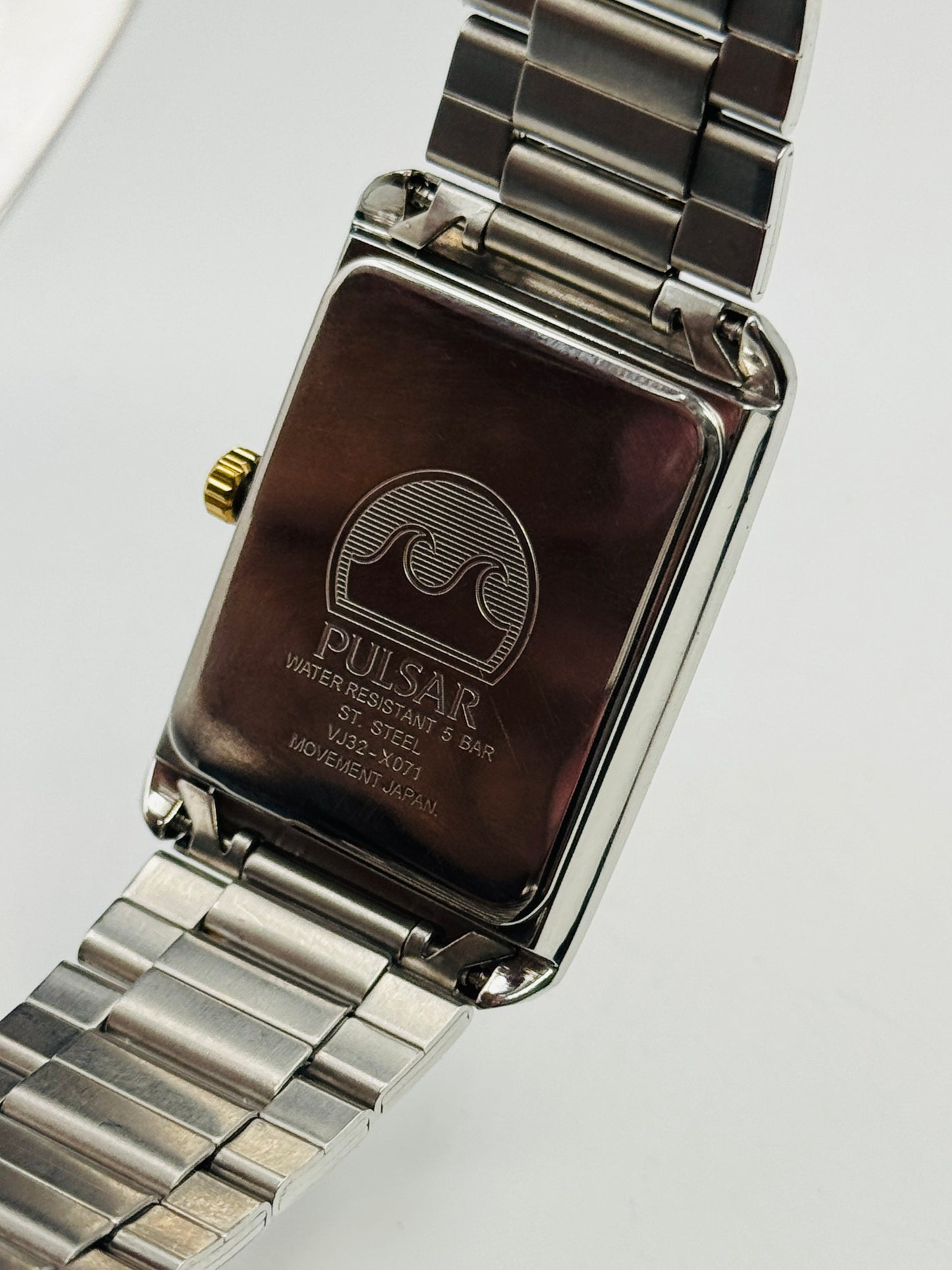 Pulsar By Seiko Tank Shape For Mens 39mm Quartz (Pre-Owned)