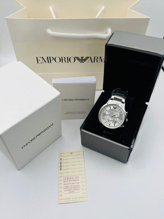 Emporio Armani AR-2453 Original Mens Watch 44mm Quartz