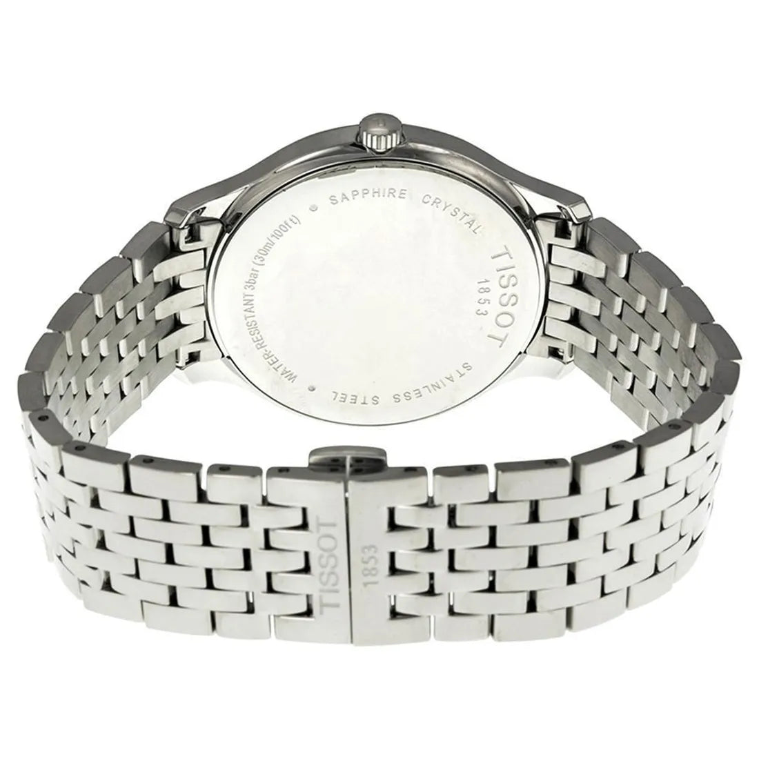 TISSOT Men’s Quartz Swiss Made Stainless Steel White Dial 42mm Watch T063.610.11.037.00