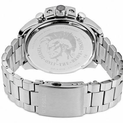 Original Diesel Watch For Men Mega Chief DZ4465 with Blue dial