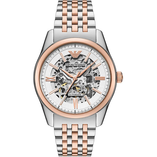 Original Emporio Armani Watch For Men Antonio AR60092 AUTOMATIC-Two-Tone