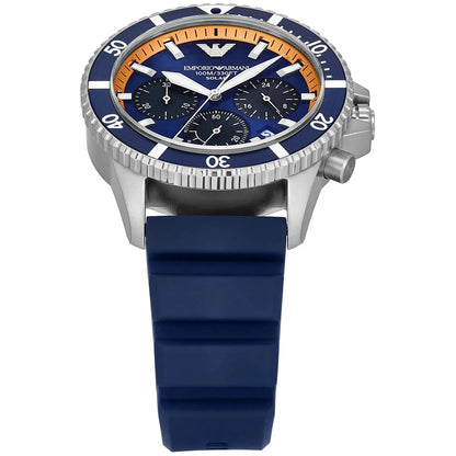 Original Emporio Armani Watch For Men World Explorer AR11696 100M/330FT-SOLAR