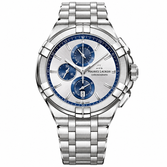 Maurice Lacroix Aikon Quartz Choronograph Original Watch For Mens
