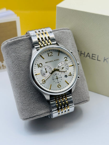 Michael Kors MK-8660 Original For Mens Two Tone 42mm Quartz
