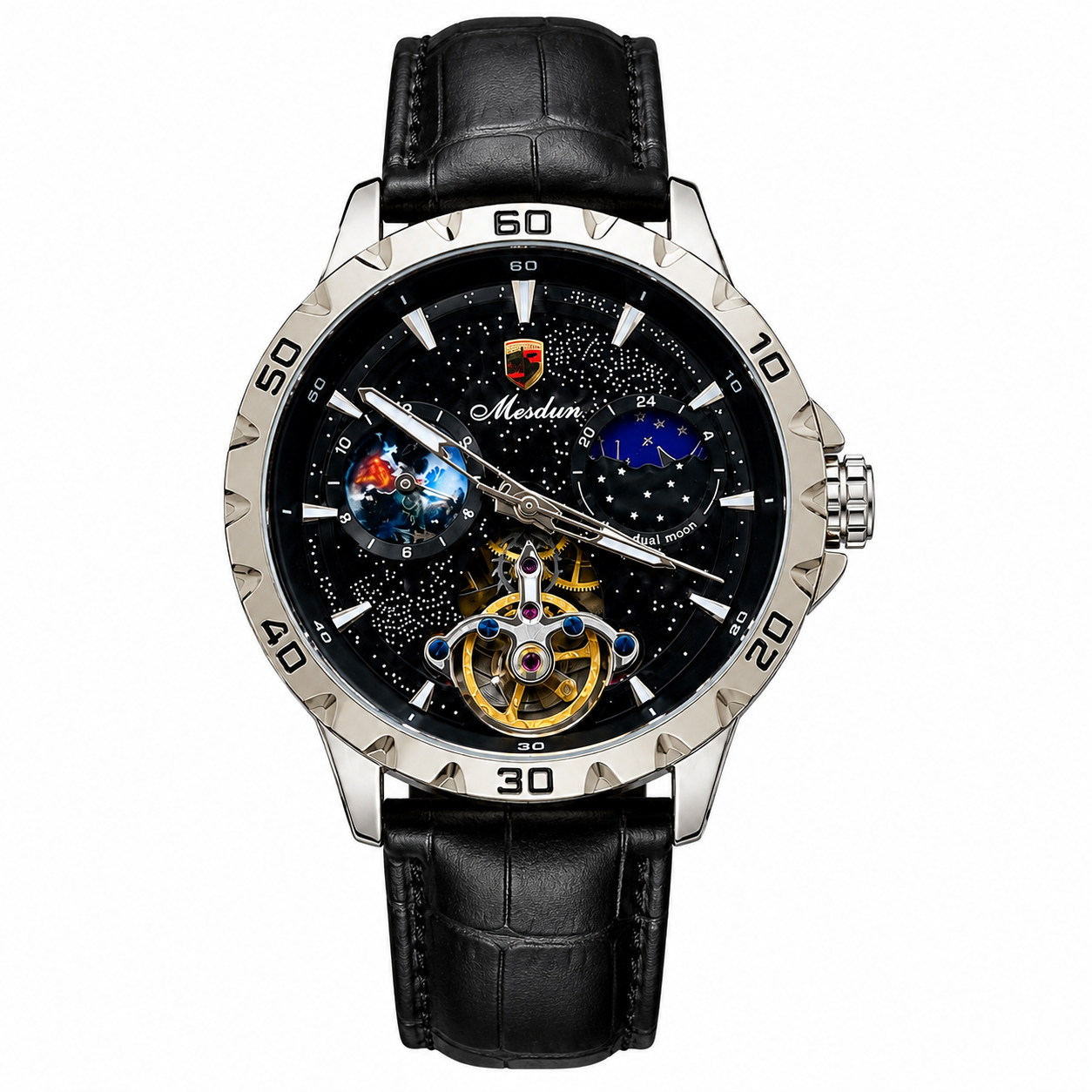 Mesdun Automatic Watch For Mens (Moonphrase) 42mm (Lot Import)