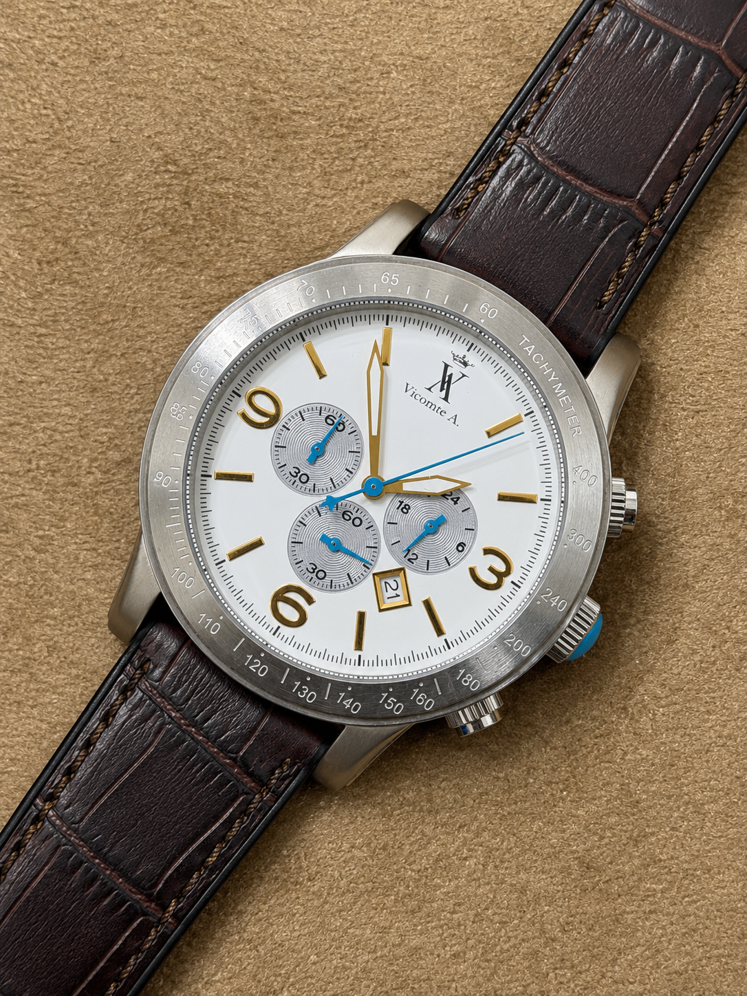 Vicomte A. Original Watch For Mens Lot Import 45mm Quartz (Pre-Owned)