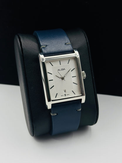 Alba By Seiko Tank Shape Original Lot Import Mens Watch 39mm Quartz (Pre-Owned)