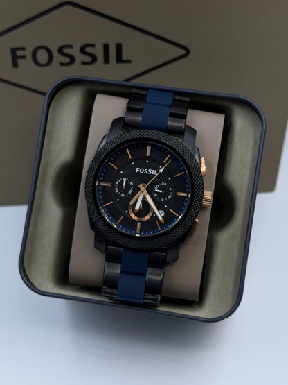 Fossil FS-5164 Original Mens Watch Two-Tone Braclet 45mm Quartz