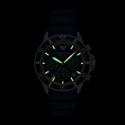 Original Emporio Armani Watch For Men World Explorer AR11696 100M/330FT-SOLAR