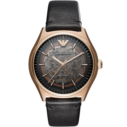 Original Emporio Armani Watch For Men Zeta AR60004 Meccanico