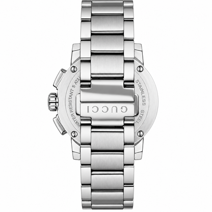 Gucci G-Chrono Two-tone Stainless Steel Black Dial Chronograph Quartz Watch for Gents - YA101204