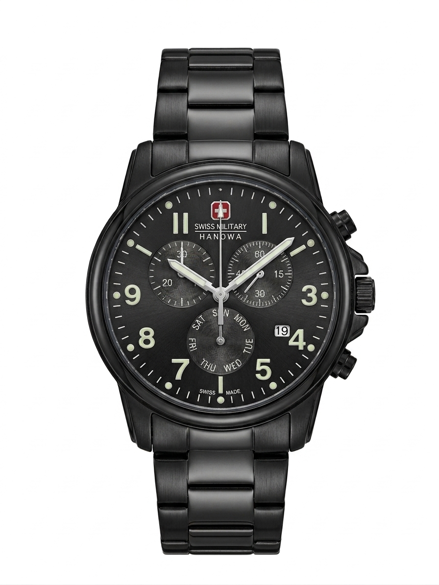 Swiss Miltary Hanowa Original Lot Import Mens Watch 40mm Quartz
