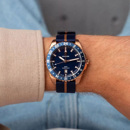 Tommy Hilfiger Blue Dial Ocean Strap Men's Watch - 1792130