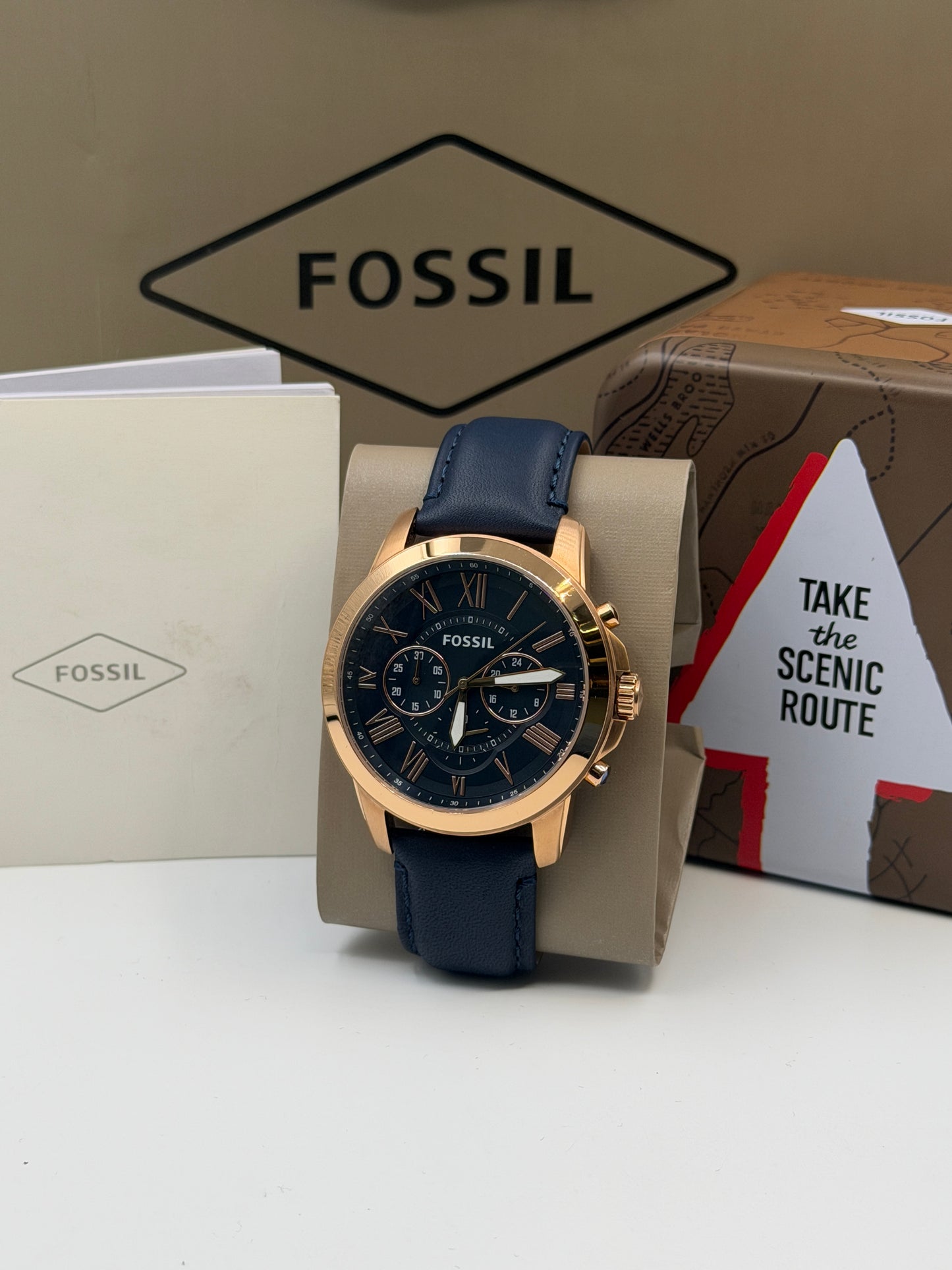 Fossil FS-4835 Original For Mens Watch 44mm Quartz (Pre-Owned)
