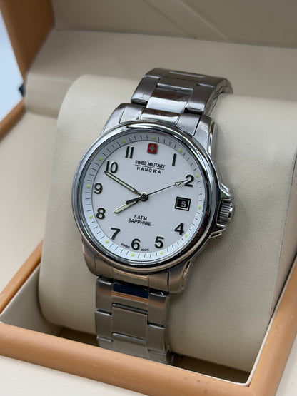Swiss Miltary Hanowa Original Watch Mens 40mm Quartz