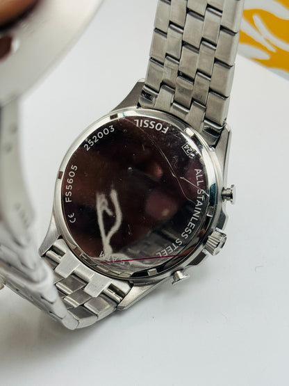 Fossil Watches 3 Forrester FS-5605 Original For Mens 46mm Quartz