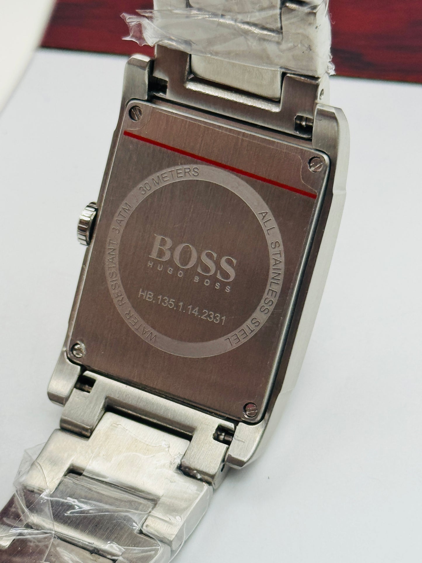 Hugo-Boss Tank Shape For Mens Watch Lot Import 42mm Quartz