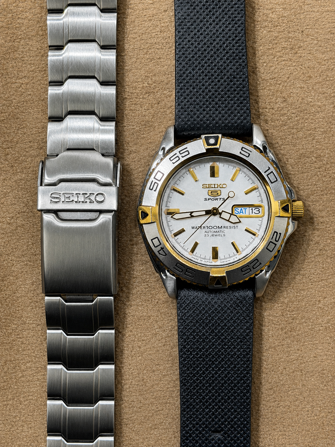 Seiko 5 Sports Automatic Watch Lot Import Watch 40mm (Pre-Owned)