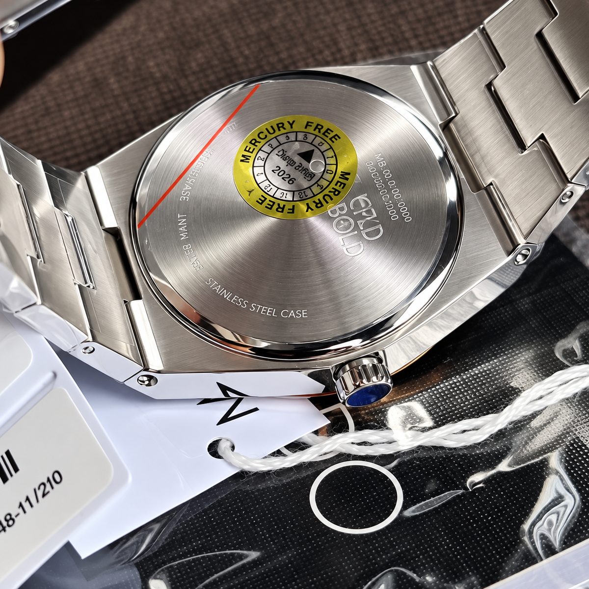 Movado Silver Stainless Steel Silver Dial Quartz Watch for Gents - Movado 3600972