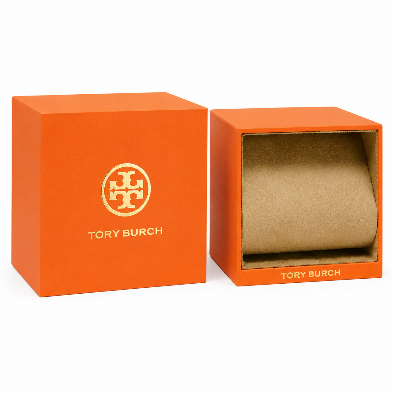 TORY BURCH ROBINSON WHITE DIAL TWO TONE STEEL STRAP WATCH FOR WOMEN - TBW1501