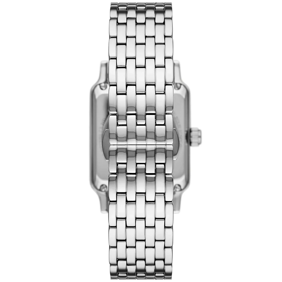 EMPORIO ARMANI Diego Silver Stainless Steel Black Dial Automatic Watch for Gents - A60057