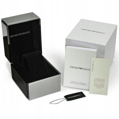 Original Emporio Armani Watch For Men Zeta AR60004 Meccanico