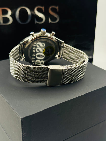 Hugo Boss HB.317.1.14.3178 Original For Mens 42mm Quartz (Like New)