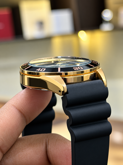 Original Alba Watch For Men Active AG8K20X1 With Brown Dial Rubber Belt with Black Color