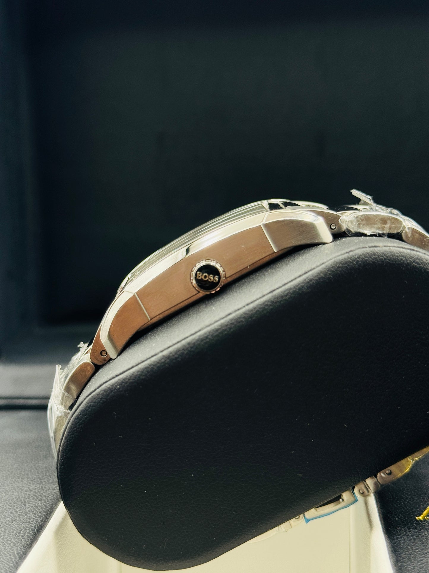 Hugo-Boss Tank Shape For Mens Watch Lot Import 42mm Quartz