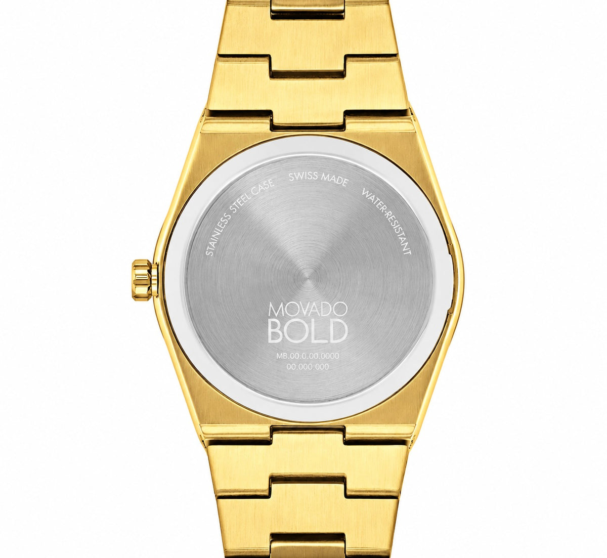 Movado Gold Stainless Steel Black Dial Quartz Watch for Gents - Movado 3601223