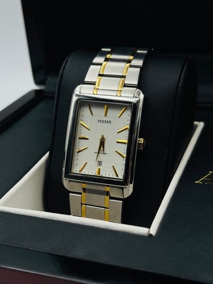 Pulsar By Seiko Tank Shape For Mens 39mm Quartz (Pre-Owned)