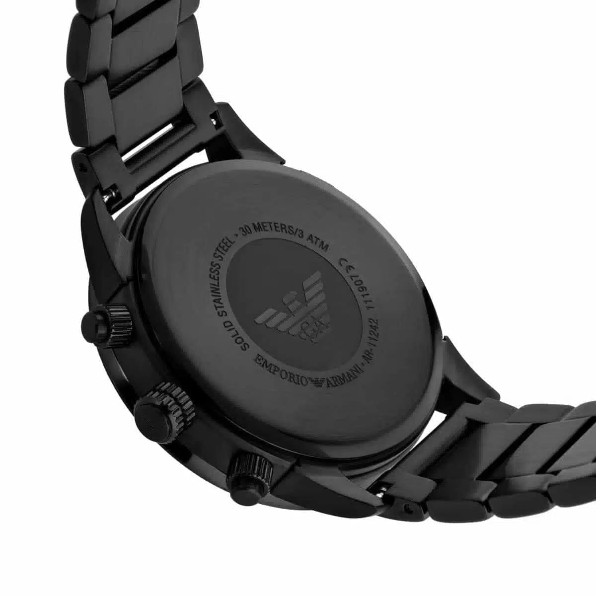 Original Emporio Armani Watch For Men Mario AR11242
With Black Dial