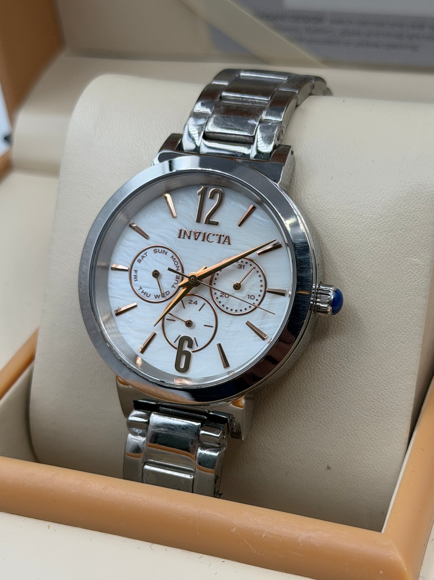 Invicta Angel Original Watch For Womens 37mm Quartz
