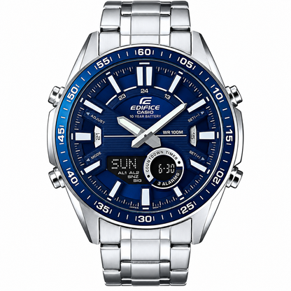 Casio Edifice Analog-Digital Blue Dial Men's Watch-EFV-C100D-2AVDF (EX440)