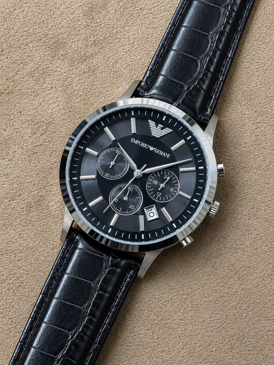 Emporio Armani AR-2447 Original Watch For Mens Lot Import 43mm (Pre-Owned)