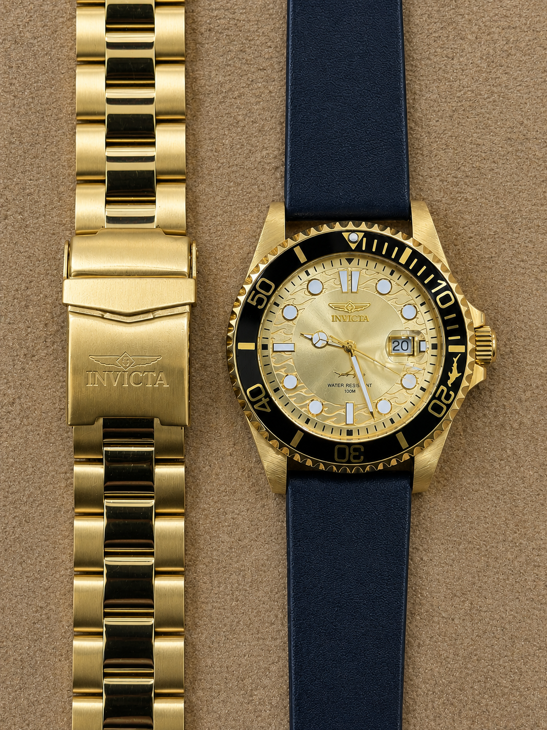 Invicta Pro-Diver Original Lot Import Watch Mens 43mm Quartz (Pre-Owned)