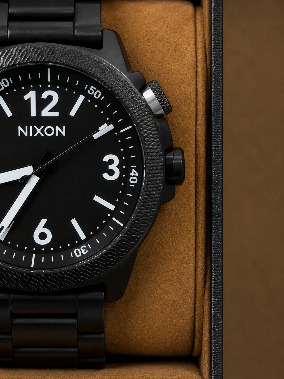 Nixon Cardiff Sport SS Original Watch For Mens Lot Import 41mm Quartz (Pre-Owned)