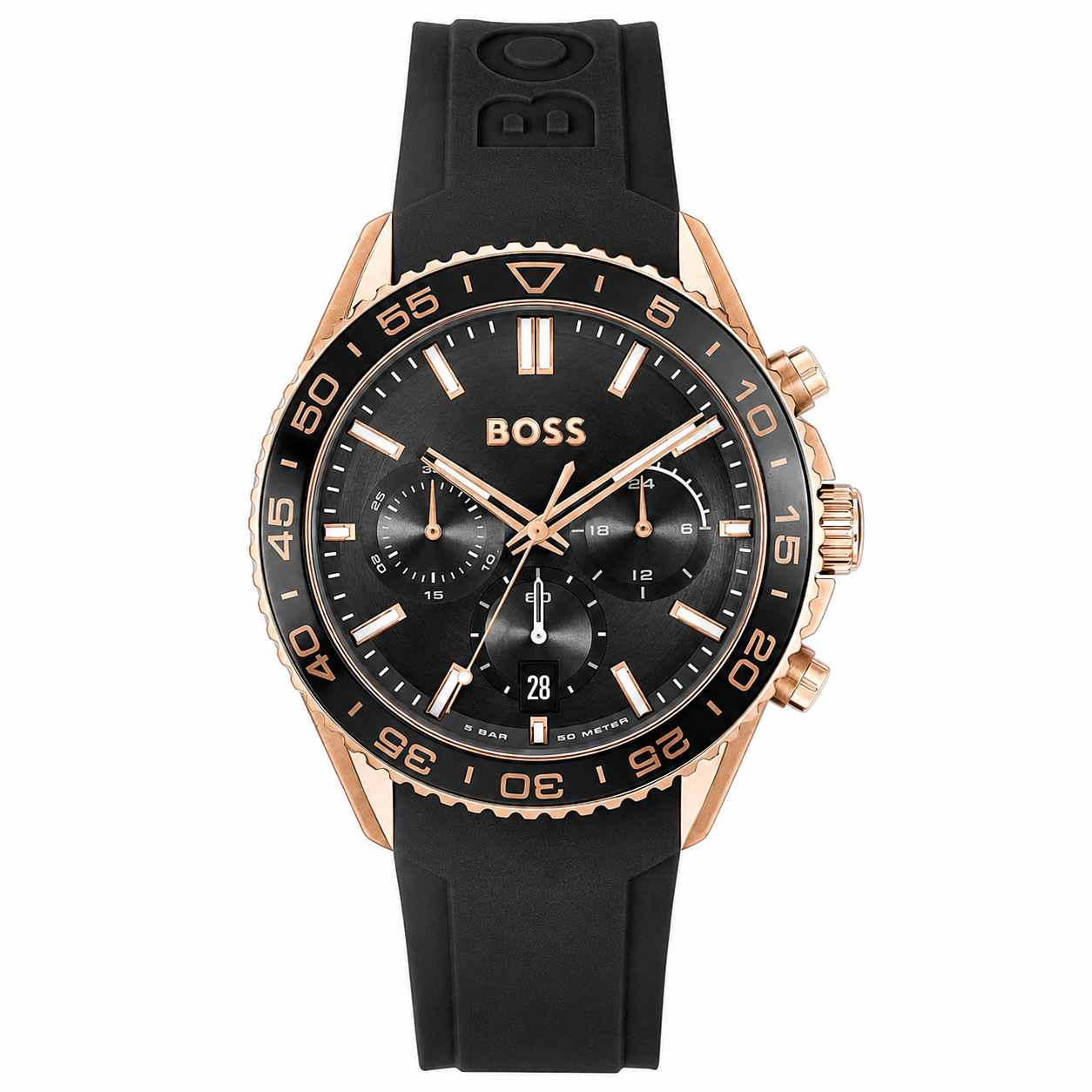 Hugo Boss Watch For Men 1514168 Original Watch For Mens 43mm Quartz