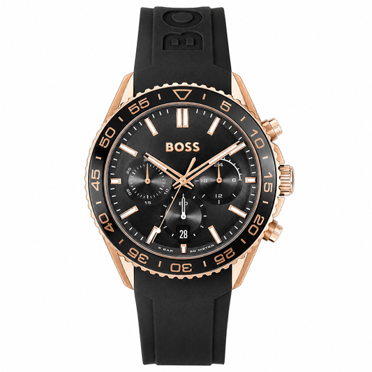 Hugo Boss Watch For Men 1514168 Original Watch For Mens 43mm Quartz