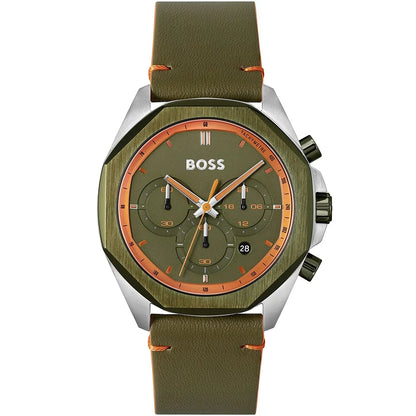 Original Hugo Boss Watch HB.484.1.34.3862 For Men Cloud 1514018 Chronograph
