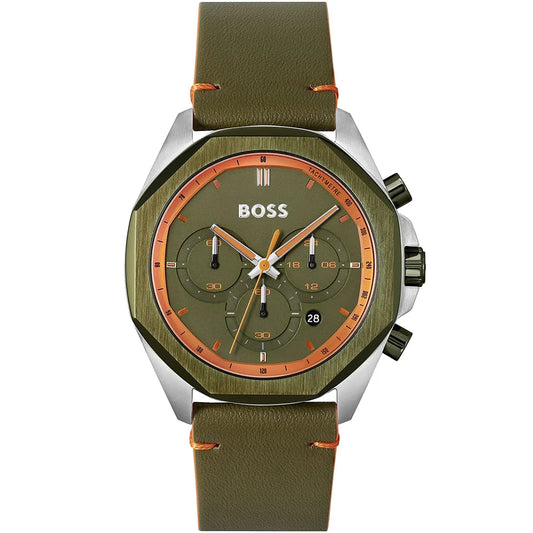 Original Hugo Boss Watch HB.484.1.34.3862 For Men Cloud 1514018 Chronograph