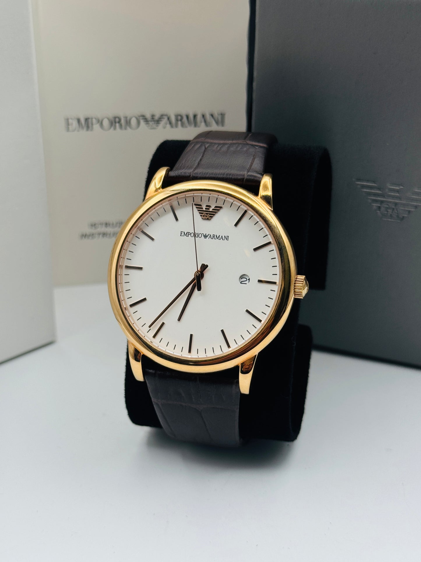 Emporio Armani AR-2502 Original Mens Watch 43mm Quartz