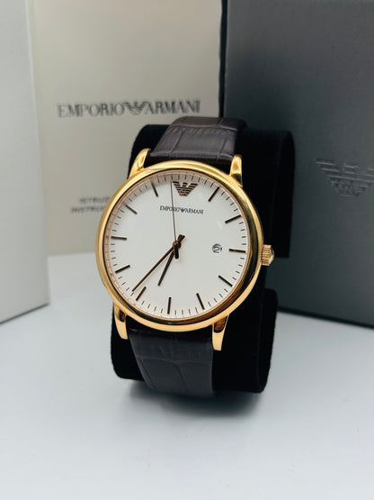 Emporio Armani AR-2502 Original Mens Watch 43mm Quartz